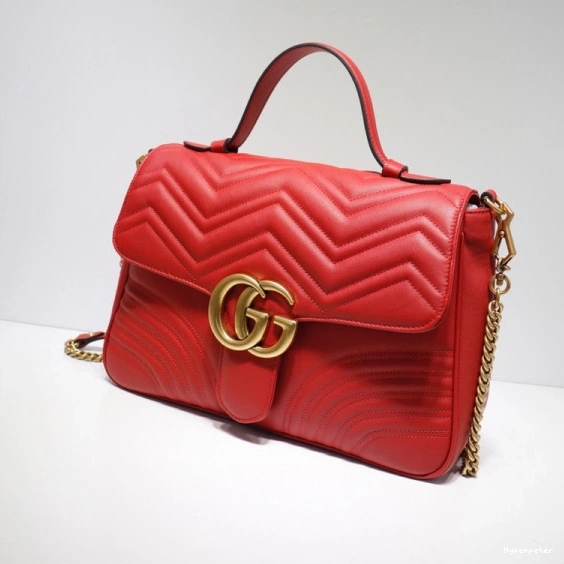 Hyper Peter top medium Marmont Gucci bag handle GG 0711